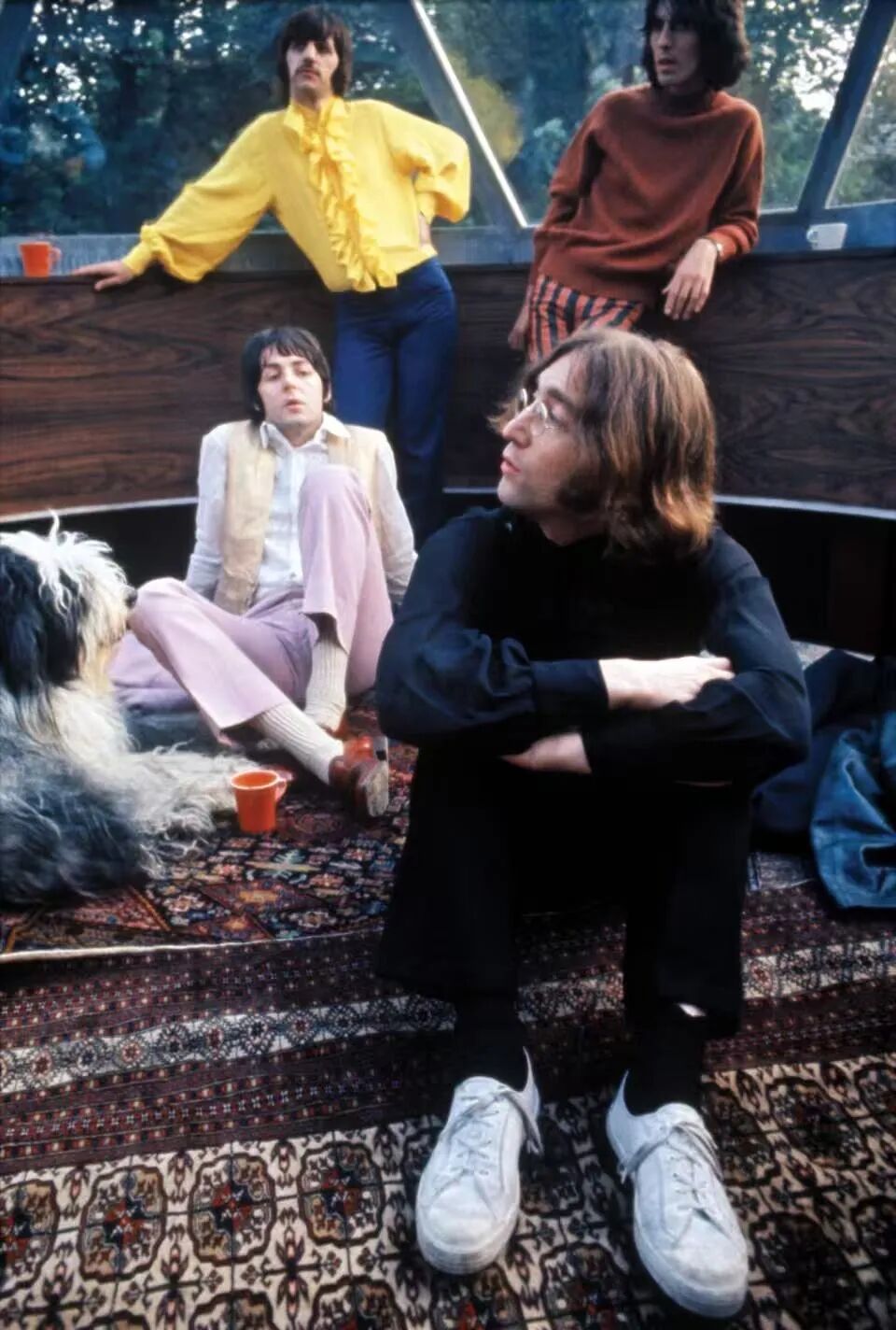 1968 promotional photo of the White Album