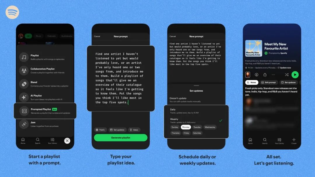 Prompted Playlists feature demo